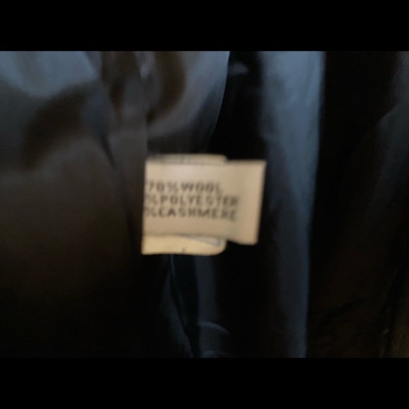 Karen Plus, XXL, black, double-breasted, 70% wool, 10% cashmere, long coat - Picture 5 of 9